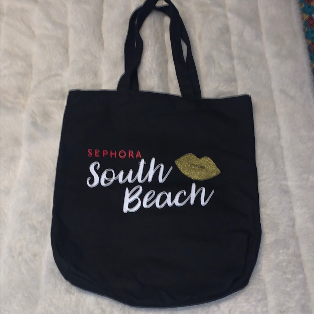 Limited edition Sephora South Beach canvas, tote bag